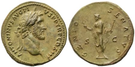 Antoninus Pius (138-161), Sestertius, Rome, 140-143; Æ (26,37 g; 33,4 mm; 12 h)