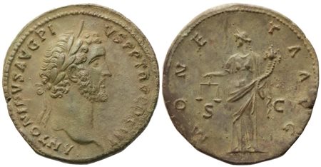 Antoninus Pius (138-161), Sestertius, Rome, 140-143; Æ (24,25 g; 33 mm; 12 h)