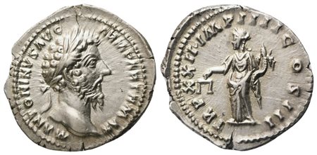 Marcus Aurelius (161-180), Denarius, Rome, 167-168; AR (3,15 g; 20 mm; 6 h)