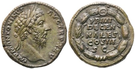 Marcus Aurelius (161-180), Sestertius, Rome, 170-171; Æ (25,55 g; 30,7 mm; 6 h)