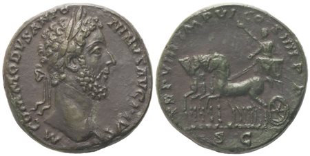 Commodus (177-192), Sestertius, Rome, 183; Æ (21,55 g; 30 mm; 5 h)