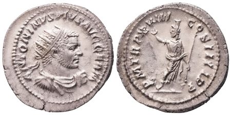 Caracalla (198-217), Antoninianus, Rome, 215; AR (4,94 g; 24,1 mm; 1 h)