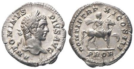 Caracalla (198-217), Denarius, Rome, 208; AR (3,18 g; 19,5 mm; 12 h)