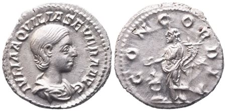 Aquilia Severa Augusta (220-221 and 221-222), Denarius, Rome, 220-222; AR (3,66 g; 18,7 mm; 12 h)