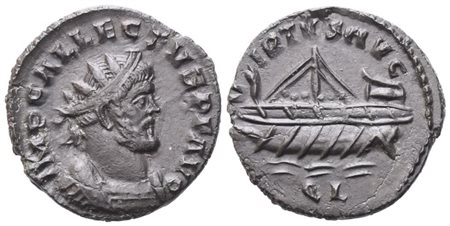 Allectus (British Empire, 293-296), Quinarius, Lodinium, 295-296; Æ (2,56 g; 18 mm; 7 h)