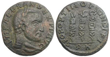 Domitius Alexander (Usurper, 308-310), Follis, Carthago, c. 310; Æ (5,97 g; 20,7 mm; 12 h)