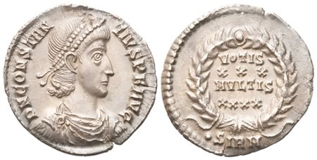Constantius II (337-361), Siliqua; Sirmium, 351-355; AR (2,89 g; 20,4 mm; 6 h)