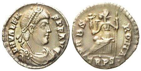 Valens (364-378), Siliqua, Treveri, c. 367-375; AR (2,04 g; 17,8 mm; 12 h)