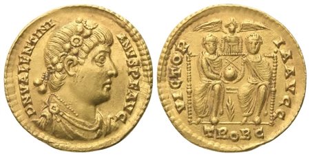 Valentinian I (367-375), Solidus, Treveri, 373-375; AV (4,47 g; 19,7 mm; 12 h)