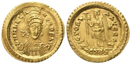 Marcianus (450-457), Solidus, Constantinopolis; AV (4,47 g; 21,5 mm; 6 h)