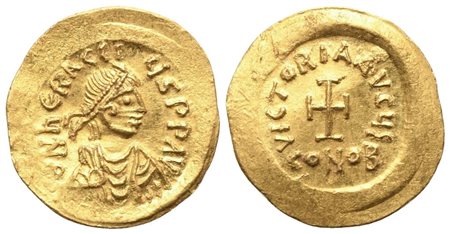 Heraclius (610-641), Tremissis, Constantinopolis; AV (1,47 g; 15 mm; 6 h)