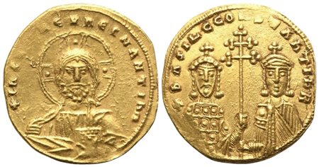Basil II Bulgaroktonos (976-1025), Histamenon nomisma, Constantinopolis; AV (4,37 g; 21,9 mm; 6 h)