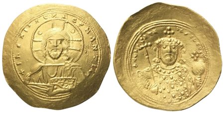 Constantine IX Monomachus (1042-1055), Histamenon Nomisma; AV (4,41 g; 26,3 mm; 6 h)