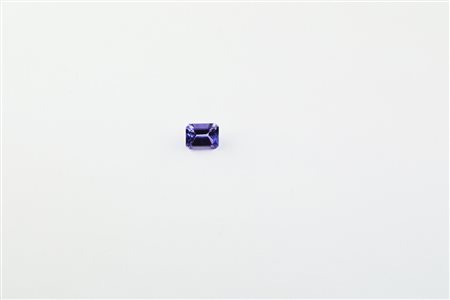 Tanzanite naturale taglio smeraldo