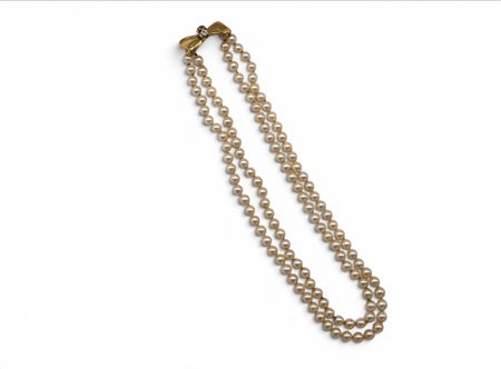 Collana a due fili di perle