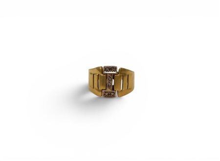 Anello in oro 750 con diamanti