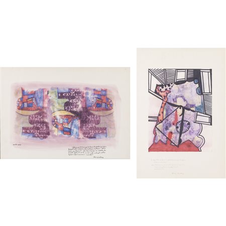 Sebastiano Carta (Priolo Gargallo 1913 - Roma 1973) "Per Allen Ginsberg" 1966...