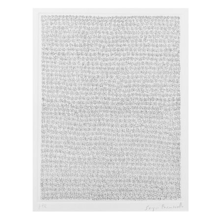 Sergio Fermariello (Napoli 1961) "Senza titolo" 45x35 cm. litografia, es....