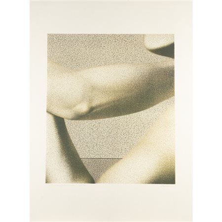 Franco Sarnari (Roma 1933 - Scicli 2022) "Frammento" 76x55,5 cm. litografia a...