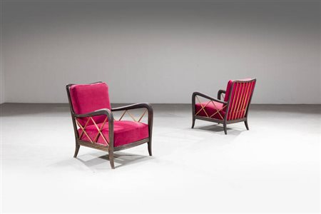 PAOLO BUFFA, nello stile di<BR>Coppia di poltrone