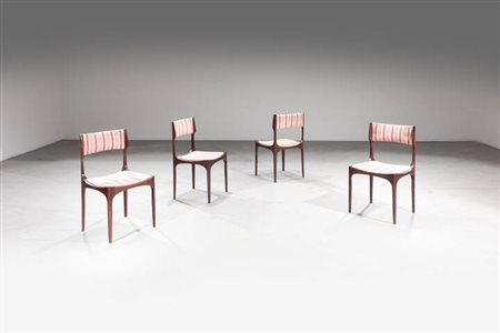 GIUSEPPE GIBELLI<BR>Quattro sedie Mod. Elisabetta