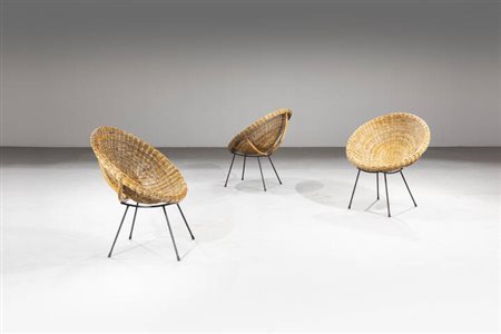PRODUZIONE ITALIANA<BR>Set di tre poltrone