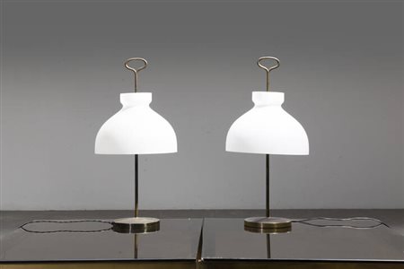 IGNAZIO GARDELLA<BR>Coppia di lampade da tavolo mod. Arenzano