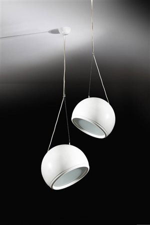 STUDIO TETRARCH<BR>Coppia di lampade a sospensione mod. Pallade