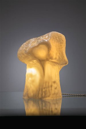 CARLO NASON<BR>Lampada da tavolo mod. Osso