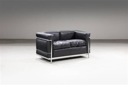 LE CORBUSIER<BR>Divano a due posti mod. LC2