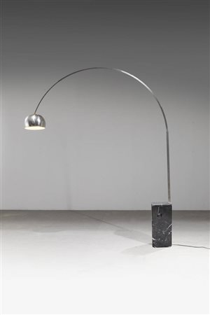 ACHILLE E PIER GIACOMO CASTIGLIONI<BR>Lampada da terra mod. Arco