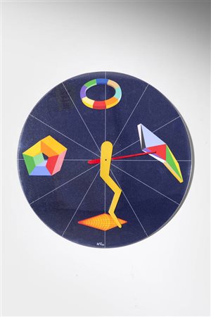LUCIO DEL PEZZO<BR>Napoli 1933 - 2020 Milano<BR>Orologio da parete
