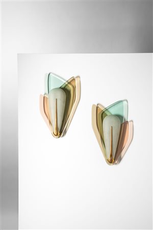 Max Ingrand (1908 - 1969)  - Coppia di lampade da parete, 1955
