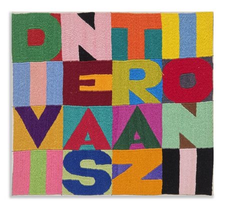 BOETTI ALIGHIERO (1940 - 1994) - DIVINE ASTRAZIONI .