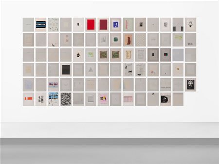 BOETTI ALIGHIERO (1940 - 1994) - INSICURO NONCURANTE (1975-1976).