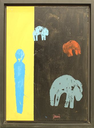CORRADO ZANI, "Uomo in blu", 2010