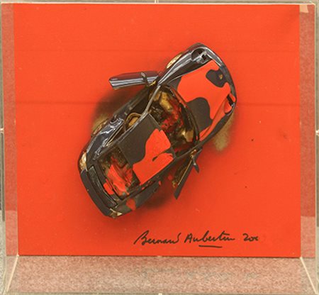 BERNARD AUBERTIN, "Voiture brûlée", 2010