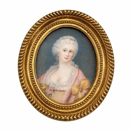 Scuola francese, XIX secolo, 'Ritratto della Regina Maria Antonietta'