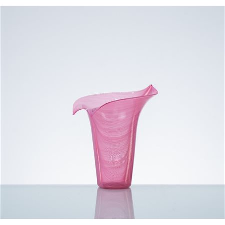 TYRA LUNDGREN, Vaso modello “Calla” in vetro