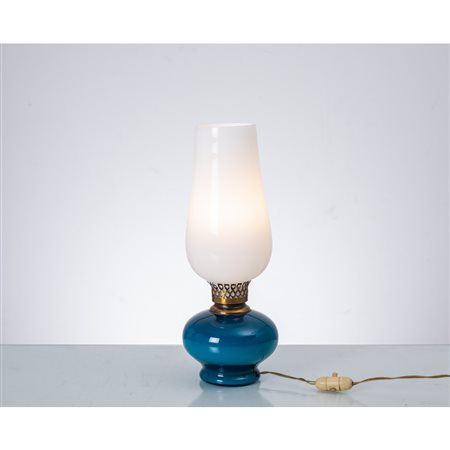 PAOLO VENINI, Lampada da tavolo serie “Opaline”