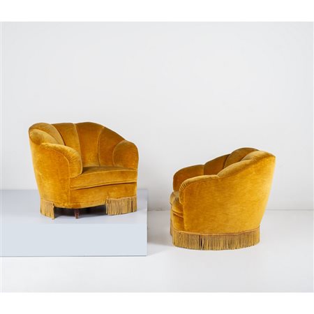 GIO PONTI, Coppia di poltrone