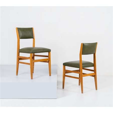 GIO PONTI, Due sedie modello “Leggera”