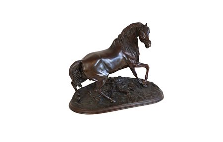Da modello di Pierre-Jules Mêne (Parigi, 1810 - 1879), Cavallo