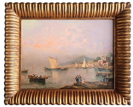 Nicolas De Corsi (Odessa, 1882 - Torre del Greco, 1956), Marina di Torre del Greco, Napoli