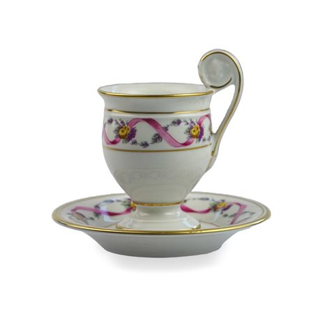 Tazza da caffè in porcellana, Richard Ginori