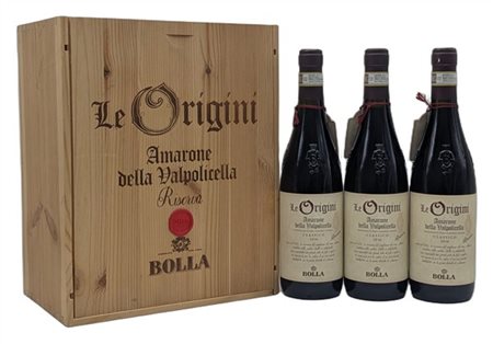 AMARONE DELLA VALPOLICELLA "Le Origini", Bolla, 2016 - 3 bottiglie