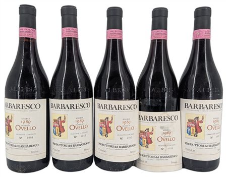 BARBARESCO, "Ovello", Produttori del Barbaresco, 1988 - 5 bottiglie (2 es)

Il