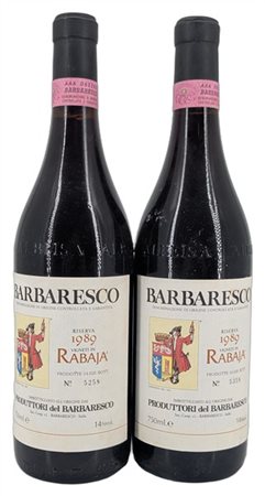 BARBARESCO, "Rabaja", Produttori del Barbaresco, 1989 - 2 bottiglie

Il present