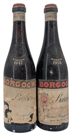 BARBARESCO, Borgogno, 1 de 1947 e 1 de 1958 - 2 bottiglie (LB, ea )

Il present