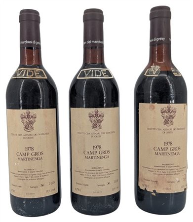 BARBARESCO, Camp Gro Martinenga, Tenute Cisa Asinari dei Marchesi di Gresy, 197